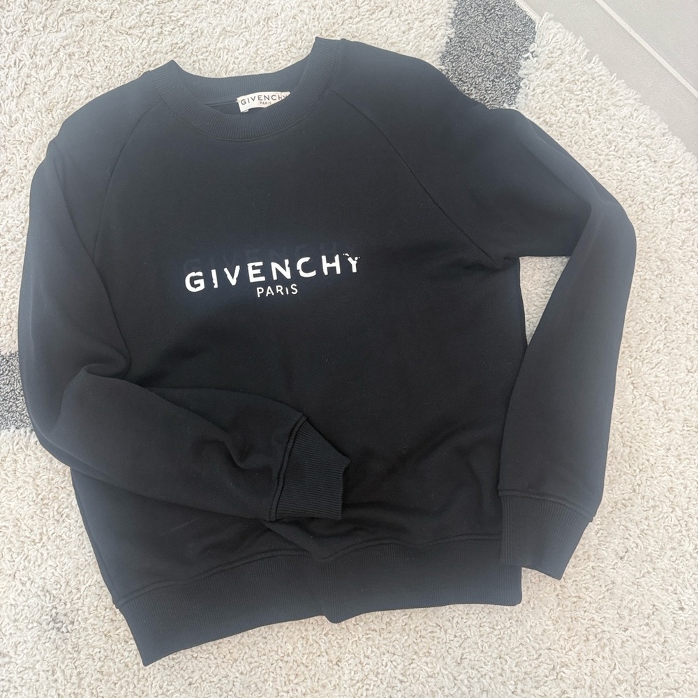 Givenchy Midnight Black Logo Sweatshirt